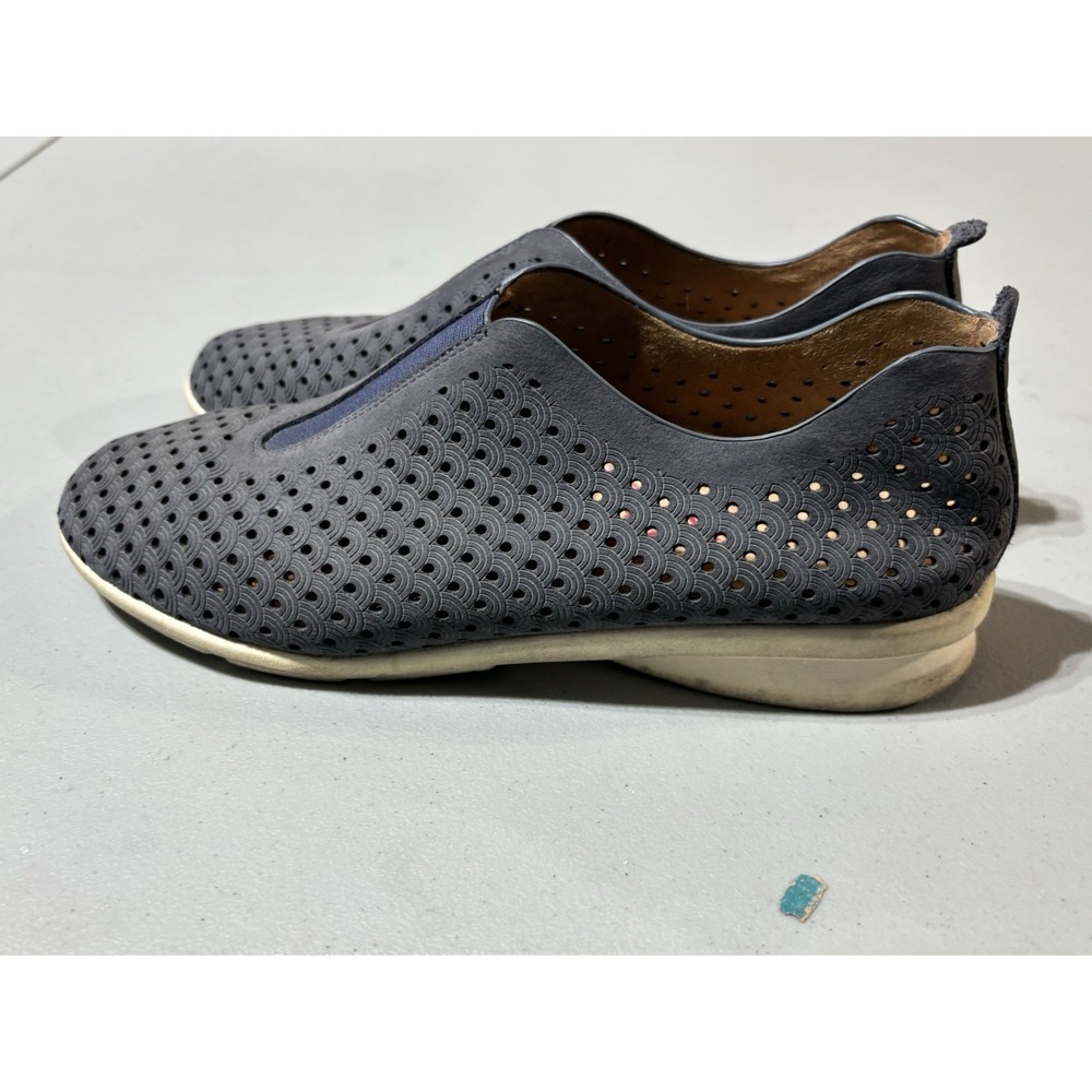 Comfortiva Perlace Womens 10 Slip On Shoes‎ Navy Blue Perforated Comfort